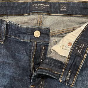Lucky brand jeans size 12/31 mid rise straight sweet